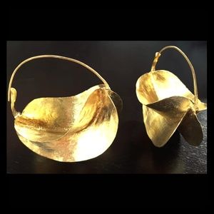 Extra Large Bronze Fulani Earrings